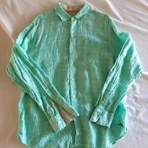 Tommy Bahama Linen Men's Large Long Sleeve Shirt